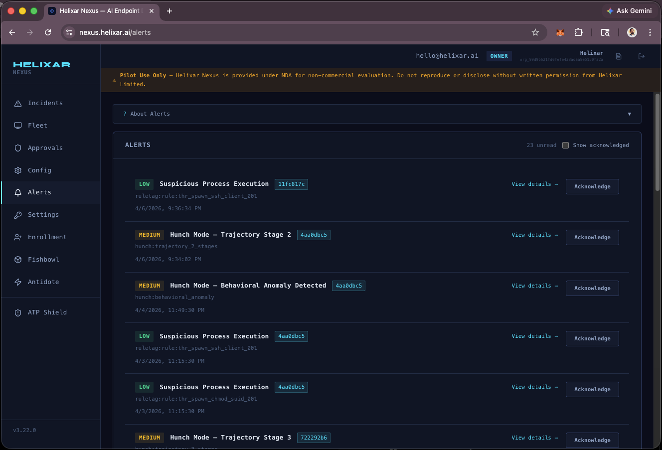 Real-Time Threat Alerts